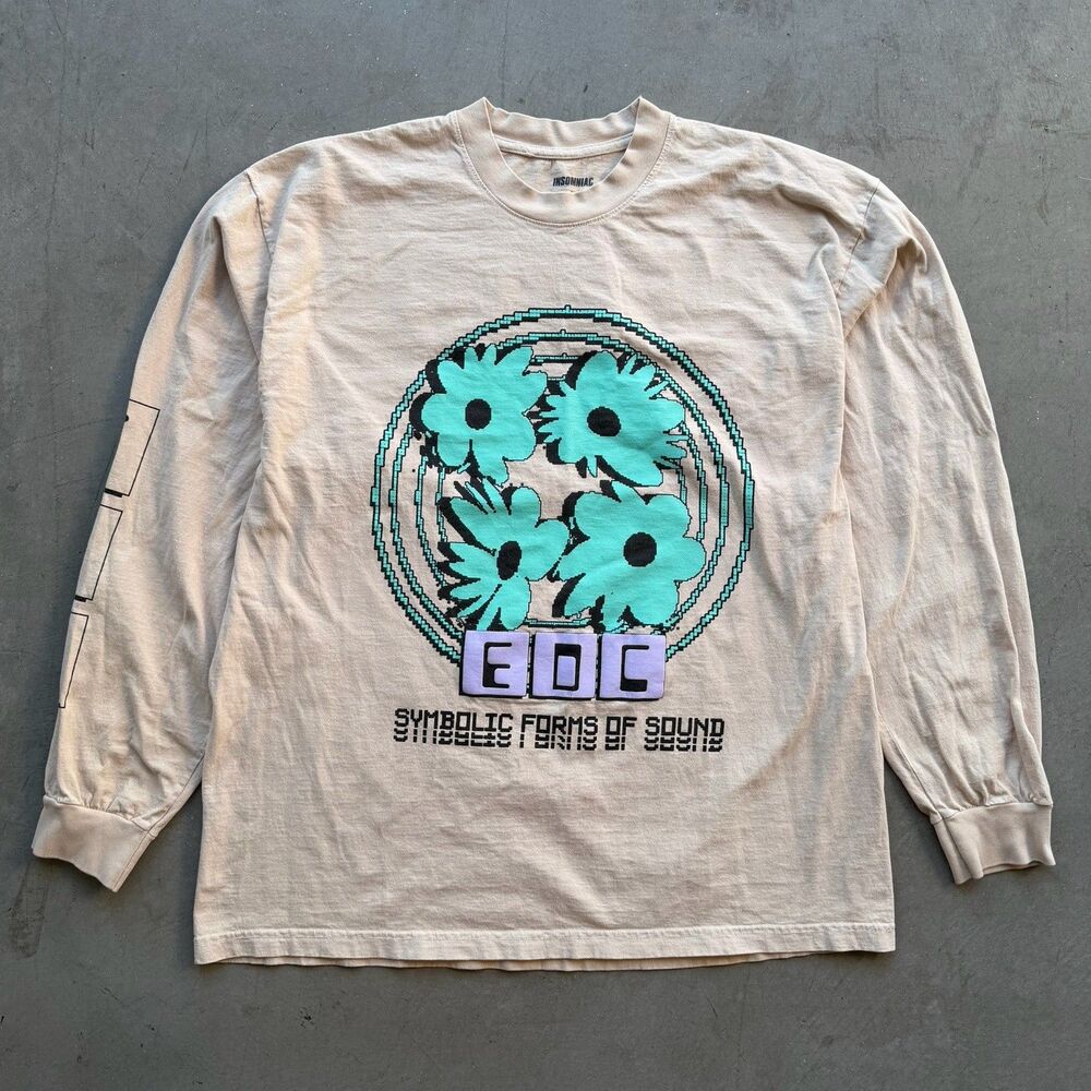 Insomniac Shirt Mens XL Symbolic Forms Sound EDC Festival Las Vegas Rave Music